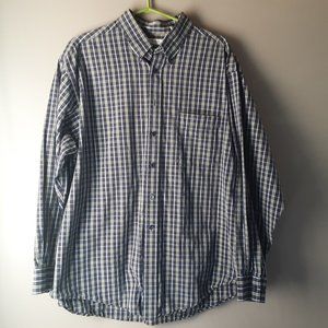 Turnbury Men's Plaid Button Down Cotton Shirt | XL